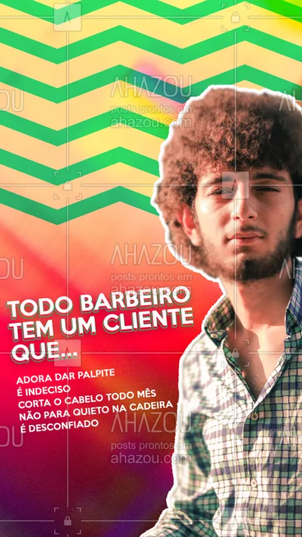 posts, legendas e frases de barbearia para whatsapp, instagram e facebook: E aí galera? Alguém se identificou? ? #barbearia  #ahazou #barber #cabelomasculino