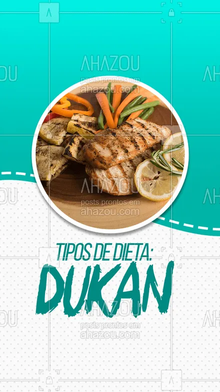posts, legendas e frases de nutrição para whatsapp, instagram e facebook: ⚠ Conhece a dieta Dukan? Criada pelo francês Pierre Dukan, o método propõe:

? Uma alimentação baseada em protuínas (carne, ovo, frango, etc), que ajuda a preservar a massa magra do corpo. 

? Uma redução considerável de carboidratos, frutas, legumes e verduras. 

E aí, vamos emagrecer?

#Dieta #Dukan #Saúde #Emagrecimento #Ahazou #bandbeauty