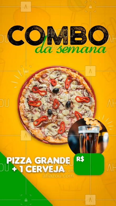 posts, legendas e frases de pizzaria para whatsapp, instagram e facebook: Aqui a semana começou com um COMBO IMPERDÍVEL ❗ Corre pra aproveitar ? ?‍♀?‍♂ 

#combodasemana #promoção #pizza #pizzaria #ahazoutaste #promopizza