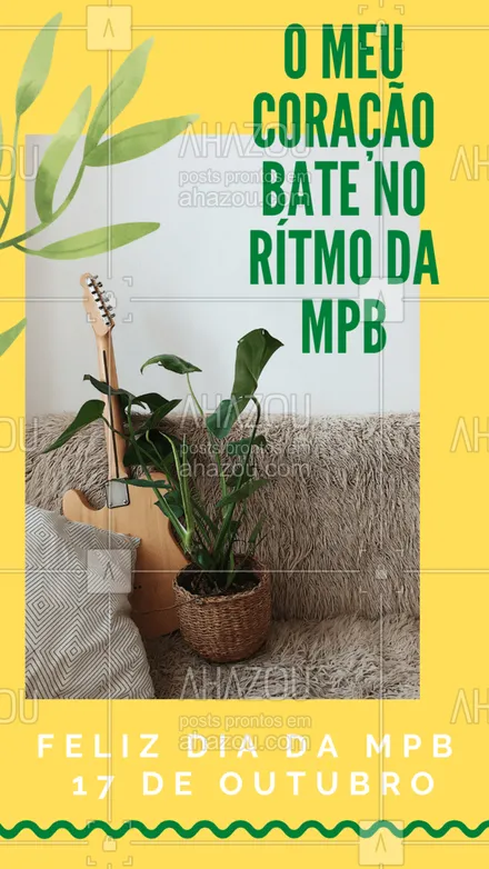 posts, legendas e frases de música & instrumentos para whatsapp, instagram e facebook: Um rítmo genuinamente brasileiro. #AhazouEdu  #professordemusica #MPB 