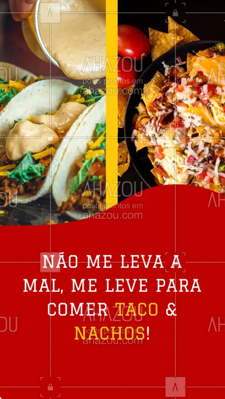 posts, legendas e frases de cozinha mexicana para whatsapp, instagram e facebook: Quer me ver calmo(a)? Então me leva pra comer comida mexicana que fica tudo bem no minuto seguinte! 🌮😋 #ahazoutaste #comidamexicana  #nachos  #cozinhamexicana  #texmex  #vivamexico 