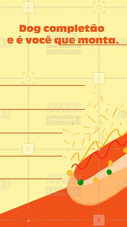a partir 19:00, chega em até 49 minutos - MONTE SEU DOG DELICIOSO !!! Aqui  você escolhe o que é mais gostoso!!! 😋 Tudo do seu jeito, escolha cada