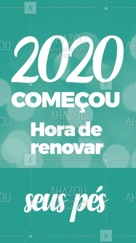 posts, legendas e frases de podologia para whatsapp, instagram e facebook: 2020, ano de renovação!
#ahazou #2020 #renovação #anonovo