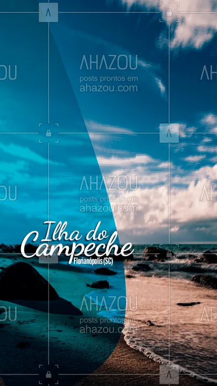 posts, legendas e frases de agências & agentes de viagem para whatsapp, instagram e facebook: Um dos lugares mais requisitados em Floripa, a Ilha do Campeche encanta os turistas pela sua paisagem vegetal da Mata Atlântica, com um mar calmo e cor verde esmeralda a Ilha do Campeche encanta pela sua beleza exuberante.  
#AhazouTravel  #viagens #agentedeviagens #agenciadeviagens #viagempelobrasil