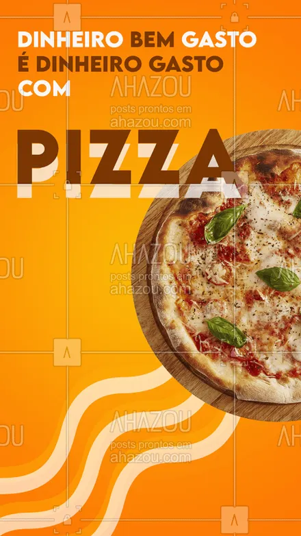 posts, legendas e frases de pizzaria para whatsapp, instagram e facebook: Não passe vontade, venha já provar nossa deliciosa  Pizza!Estamos te esperando! ?  #pizza #ahazou #food