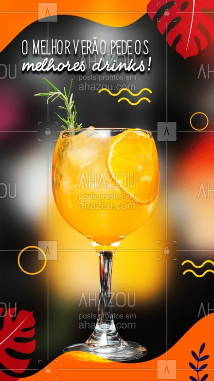 posts, legendas e frases de bares para whatsapp, instagram e facebook:  E para a sua sorte, nós temos vários para te refrescar! ??
#verao #verao2021 #ahazoutaste  #bar #lounge #drinks #cocktails