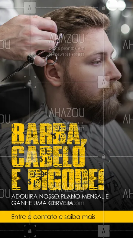 posts, legendas e frases de barbearia para whatsapp, instagram e facebook: Se você é daquele que gosta de dar aquele trato no visual toda semana, temos o pacote perfeito para você! 

Entre em Contrato e saiba mais.  #AhazouBeauty #barba  #barbeiro  #barbeiromoderno  #barbearia  #barbeirosbrasil  #barbershop  #brasilbarbers  #cuidadoscomabarba  #barberShop  #barber  #barberLife 