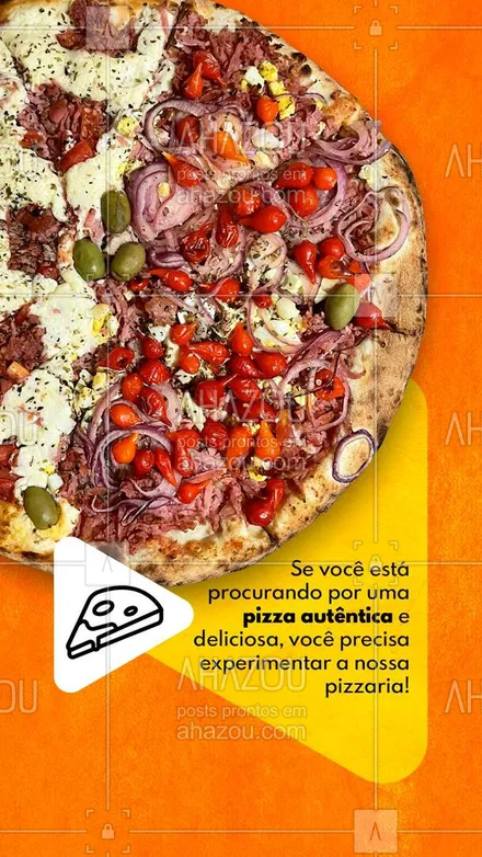 posts, legendas e frases de pizzaria para whatsapp, instagram e facebook: Venha experimentar a nossa pizza artesanal feita com massa fresca, molho de tomate caseiro e ingredientes selecionados. 😍 Nós colocamos muita paixão e dedicação em cada pizza que fazemos, para garantir que você tenha a melhor experiência de sabor e qualidade possível! 🥰  #ahazoutaste  #pizza  #pizzalife  #pizzalovers  #pizzaria 