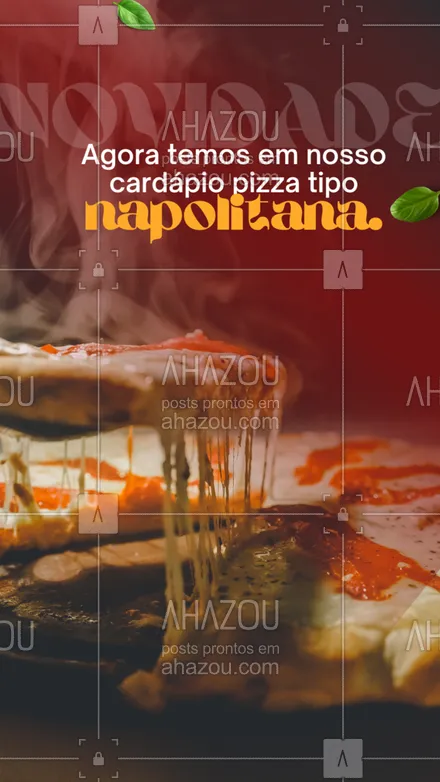posts, legendas e frases de pizzaria para whatsapp, instagram e facebook: Agora você pode sentir o verdadeiro sabor da Itália com nossas pizzas tipo napolitana. Confira as opções e peça já a sua, garantimos que você vai amar a novidade. #pizza #pizzalife #pizzalovers #pizzaria #ahazoutaste #sabor #qualidade #tradiçao #sabores #opções #cardápio #delivery #pizzanapolitana #pizzatiponapolitana 