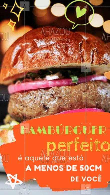 posts, legendas e frases de hamburguer para whatsapp, instagram e facebook: Vem pra cá experimentar os nossos deliciosos burguers!  ??? #hamburguer #ahazou #burger