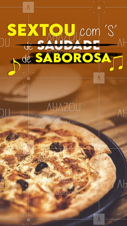 posts, legendas e frases de pizzaria para whatsapp, instagram e facebook: Aqui você vai sextar da maneira correta! Hahaha Vem pra cá! #ahazou #food #fastfood #pizza