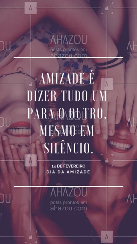 posts, legendas e frases de posts para todos para whatsapp, instagram e facebook: Amizade é AMOR! ❤️️ #diadaamizade #ahazou #amigos