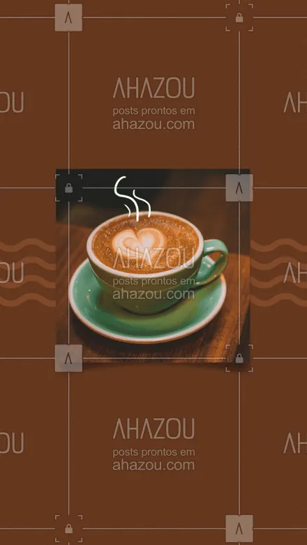 posts, legendas e frases de cafés para whatsapp, instagram e facebook: Ninguém consegue resistir a um cappuccino quentinho e saboroso, não é mesmo? ☕ #ahazoutaste #cafeteria #café #coffee #barista #coffeelife #cappuccino