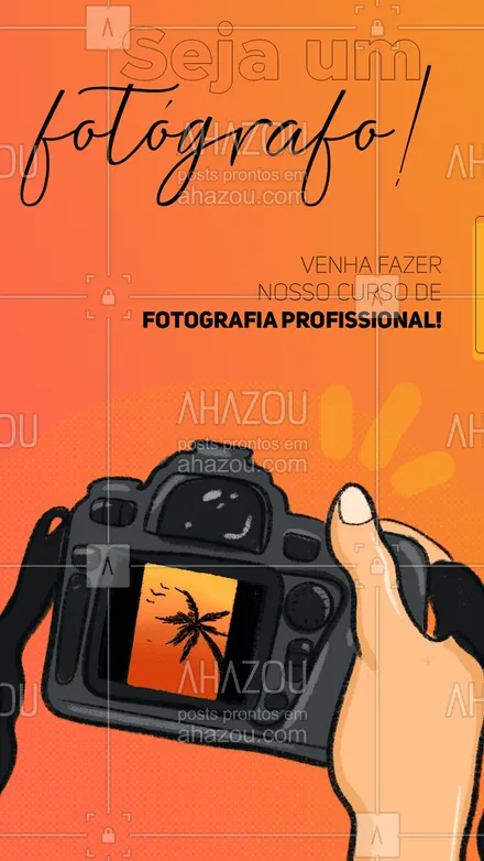 posts, legendas e frases de fotógrafos & estúdios de fotografia para whatsapp, instagram e facebook: Quer se tornar fotógrafo profissional? Então venha fazer o nosso curso e arrase nos cliques! #photography #fotografia #photo #foto #fotografiaprofissional #curso #cursodefotografiaprofissional