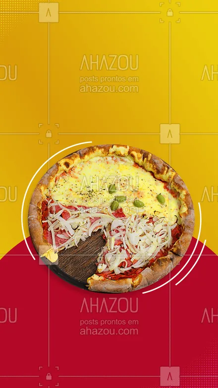posts, legendas e frases de pizzaria para whatsapp, instagram e facebook: Uma vida em oito pedaços e com borda. ? #editaveisahz #ahazoutaste  #pizza #pizzalife