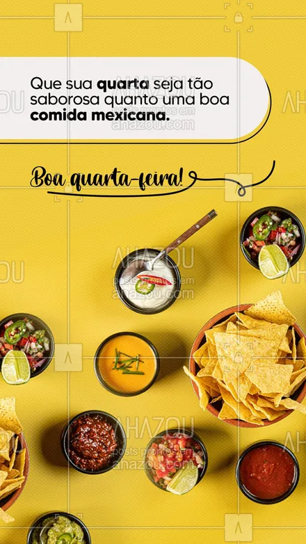 posts, legendas e frases de cozinha mexicana para whatsapp, instagram e facebook: E se você precisar deixar seu dia mais gostoso, já sabe onde pedir sua mexicana! 😍
#ahazoutaste #comidamexicana  #cozinhamexicana  #nachos  #texmex  #vivamexico 