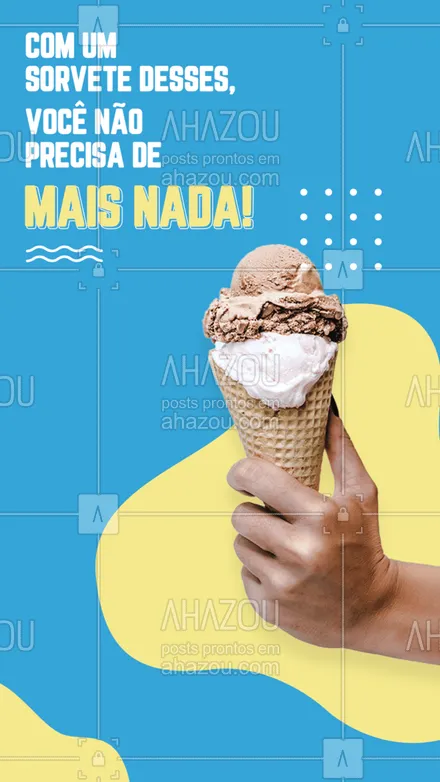 posts, legendas e frases de gelados & açaiteria para whatsapp, instagram e facebook: Se refresque e se delicie com nossos sorvetes! #sorvete #gelados  #ahazoutaste #sorveteria  #icecream 