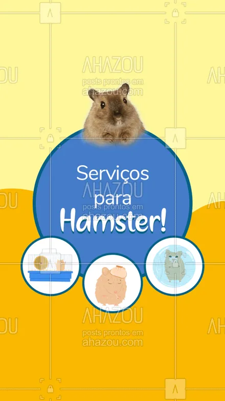 posts, legendas e frases de petshop para whatsapp, instagram e facebook: Aqui você encontra todos os serviços que o seu hamster precisa!
Serviço e atendimento de qualidade é só aqui.
Pode confiar! 
#AhazouPet #hamster #servicos  #instapet  #petshop 