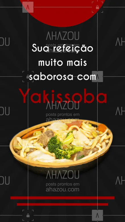 posts, legendas e frases de cozinha japonesa para whatsapp, instagram e facebook: Não erre no seu pedido! Peça nosso Yakissoba e aproveite esse prato saboroso!
#ahazoutaste #yakissoba  #japa #comidajaponesa #japanesefood