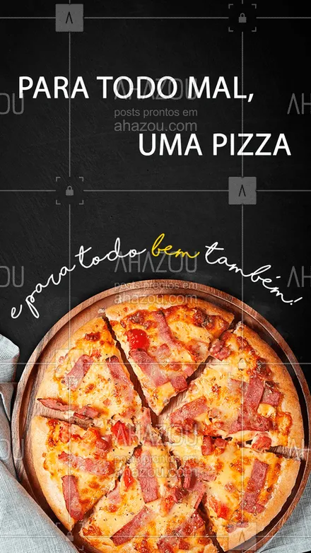 posts, legendas e frases de pizzaria para whatsapp, instagram e facebook:  Eu ouvi um amém? Viva a pizza nossa de cada dia!?#ahazoutaste  #pizzaria #pizza #pizzalife #pizzalovers