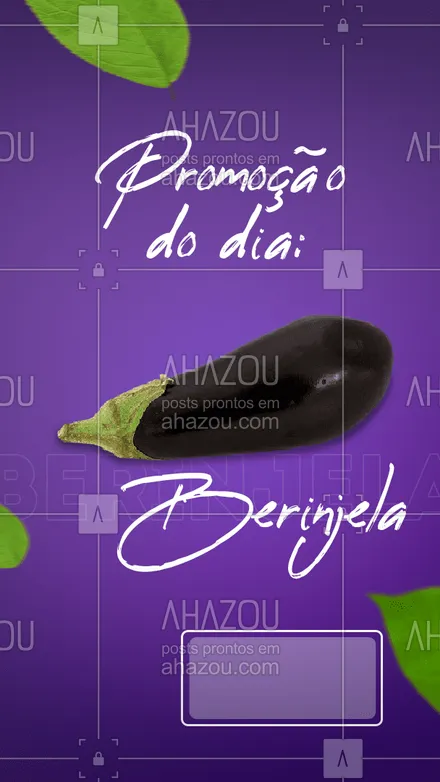 posts, legendas e frases de hortifruti para whatsapp, instagram e facebook: Venha aproveitar, berinjela ? por (inserir valor). #hortifruti #qualidade #vidasaudavel #ahazoutaste #mercearia #frutas #organic #alimentacaosaudavel #promoçao