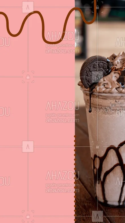 posts, legendas e frases de gelados & açaiteria para whatsapp, instagram e facebook: Milk-shake saboroso é aqui, venha experimentar e se refrescar. 🍨 #ahazoutaste #gelados #sorvete #sorveteria #icecream #milkshake