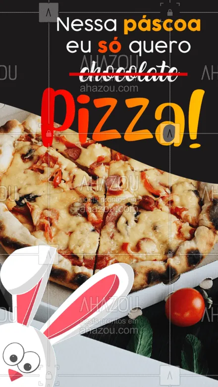 posts, legendas e frases de pizzaria para whatsapp, instagram e facebook: Eu troco minha parte em pizza e você? ??? #pizza #páscoa #ahazoutaste #pizzaria #bandbeauty