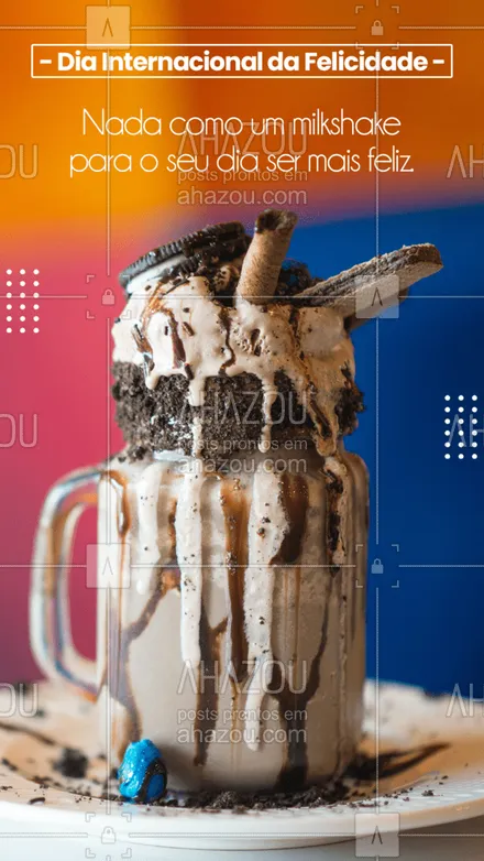 posts, legendas e frases de gelados & açaiteria para whatsapp, instagram e facebook: Nosso maravilhoso milkshake deixa o dia de qualquer um mais animado e feliz.
Comemore da melhor forma, venha nos visitar e peça o seu.
Diversos sabores te esperam.
#ahazoutaste  #sorvete  #sorveteria  #gelados  #icecream #milkshake