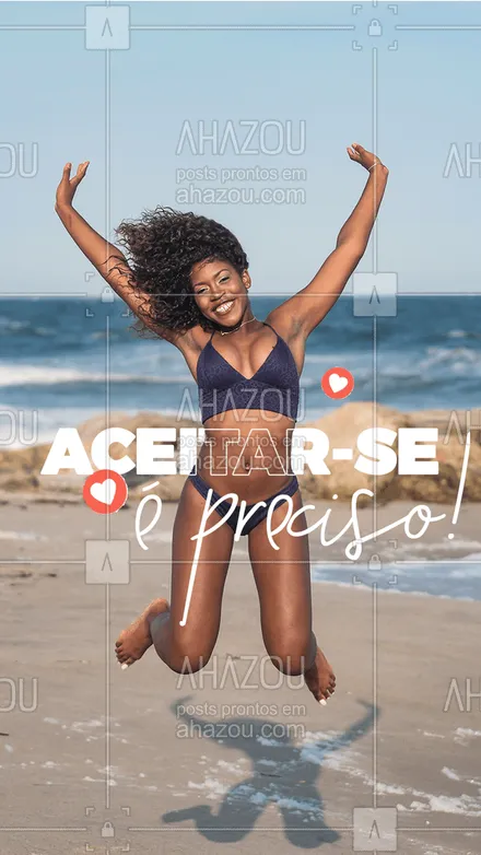 posts, legendas e frases de moda praia para whatsapp, instagram e facebook: É o início para um relacionamento incrível com você mesmo! #AhazouFashion #beach  #fashion  #moda  #modapraia  #praia  #summer  #verao 