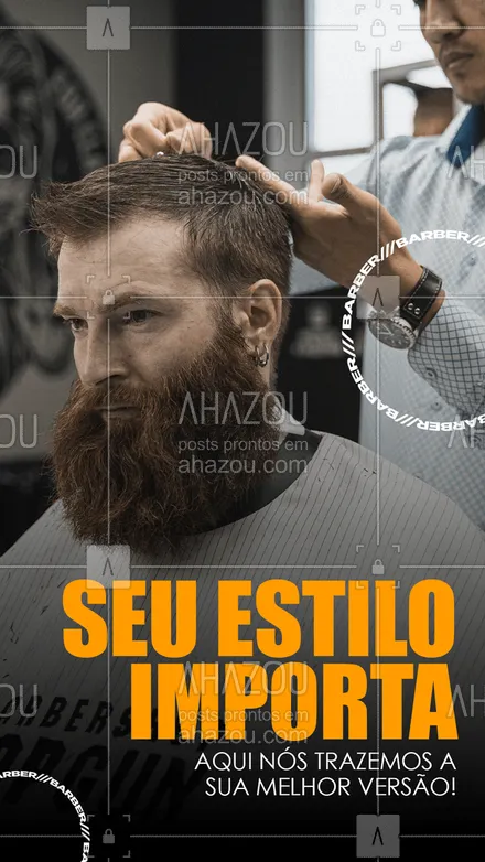 posts, legendas e frases de barbearia para whatsapp, instagram e facebook: Você vai sair daqui um novo homem, sendo o cara que você nasceu pra ser: estiloso! 😎
#AhazouBeauty #barba  #barbearia  #barbeiro  #barbeiromoderno  #barbeirosbrasil  #barber  #barberLife  #barberShop  #barbershop  #brasilbarbers  #cuidadoscomabarba 