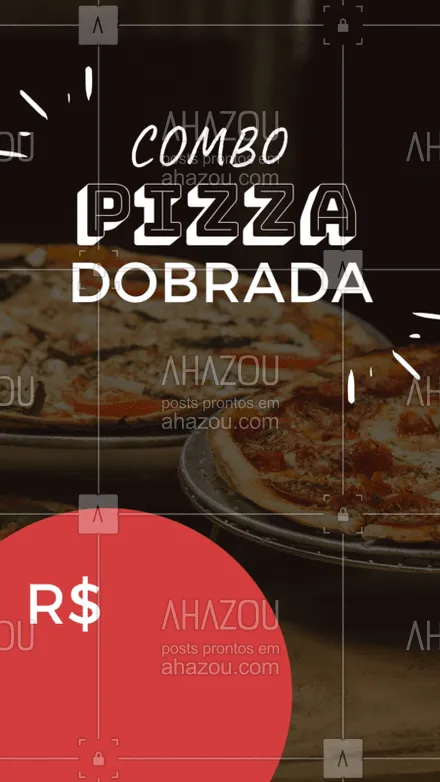 posts, legendas e frases de pizzaria para whatsapp, instagram e facebook: ? Peça já a sua! ☎️ XXXXXX #pizza #pizzaria #ahazouapp #promoção #combo
