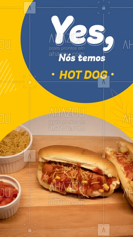 posts, legendas e frases de hot dog  para whatsapp, instagram e facebook: E não é qualquer um não! Estamos falando do melhor Hot Dog da sua vida?! Venha experimentar!  #ahazoutaste  #hotdog #food #hotdoglovers #hotdoggourmet #cachorroquente