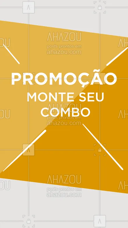 posts, legendas e frases de posts para todos para whatsapp, instagram e facebook: Como funciona? 
Escolha seus produtos favoritos e monte seu próprio COMBO promocional! ? #combo #ahazou #promoçao