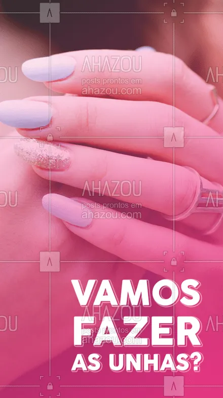 posts, legendas e frases de manicure & pedicure para whatsapp, instagram e facebook: Tá na hora de cuidar dessas unhas, né? Ligue e agende seu horário!
#manicure #ahazou #pedicure