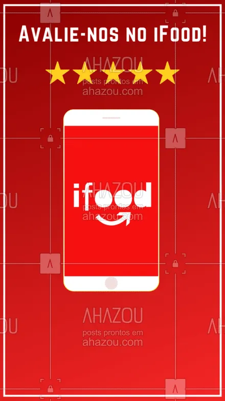 posts, legendas e frases de assuntos variados de gastronomia para whatsapp, instagram e facebook: Já fez sua avaliação no iFood? Conte para nós o que você achou do serviço! #ifood #ahazou #comida #alimentaçao #ahzreview