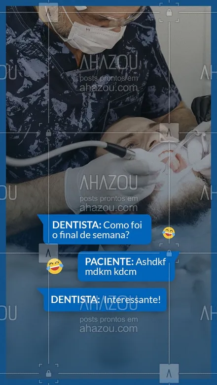 posts, legendas e frases de odontologia para whatsapp, instagram e facebook: Deu pra entender tudo taoquei? Achei interessante! ? #AhazouSaude  #odonto #odontologia #saude #bemestar #frases #engraçado #dentista #meme #dentes #conversa