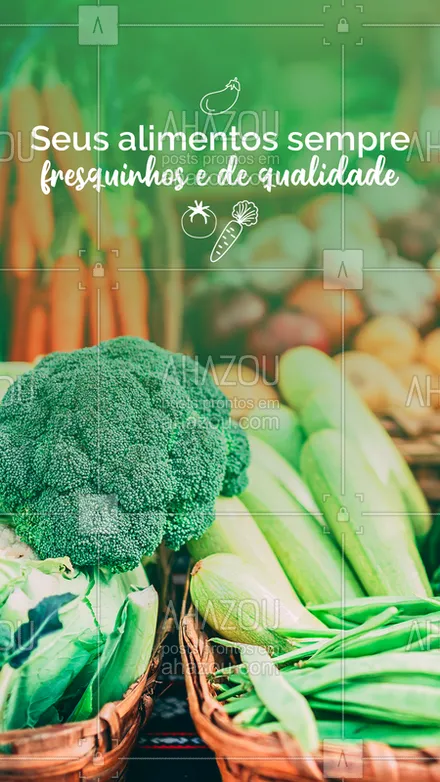 posts, legendas e frases de hortifruti para whatsapp, instagram e facebook: Se você também gosta mais da sua comida fresquinha e com muita qualidade, aqui é o seu lugar! Temos as melhores opções pra você! Confira já!
#verduras #ahazoutaste #legumes #hortifruti