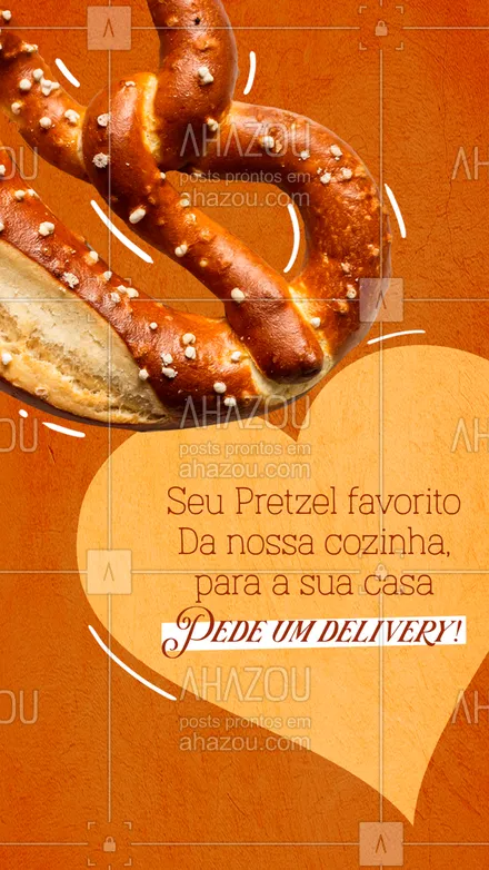 posts, legendas e frases de padaria para whatsapp, instagram e facebook: Seja doce ou salgado, o Pretzel que você mais gosta está aqui, esperando o seu pedido! 😉🥨
#ahazoutaste #bakery  #cafedamanha  #padaria  #padariaartesanal  #panificadora  #pãoquentinho #pretzel