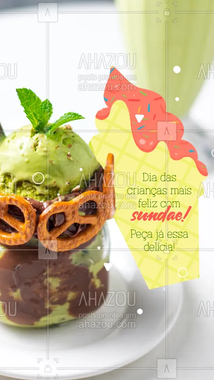 posts, legendas e frases de gelados & açaiteria para whatsapp, instagram e facebook: Torne essa data mais especial com sundae. Que tal pedir também um dos nossos brownies de chocolate? A combinação perfeita para a alegria do seu pequeno! Peça já!


#ahazoutaste #sorveteria  #sorvete  #icecream  #gelados  #cupuaçú  #açaíteria  #açaí 