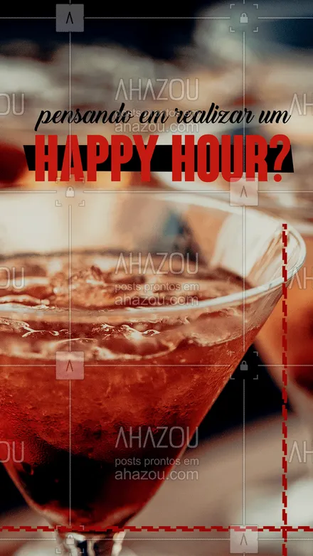 posts, legendas e frases de bares para whatsapp, instagram e facebook: Aqui você encontra tudo o que precisa para um happy hour completo! ? Entre em contato ? (inserir telefone) #bebidas #drinks #ahazoutaste #bar #pub #cocktails