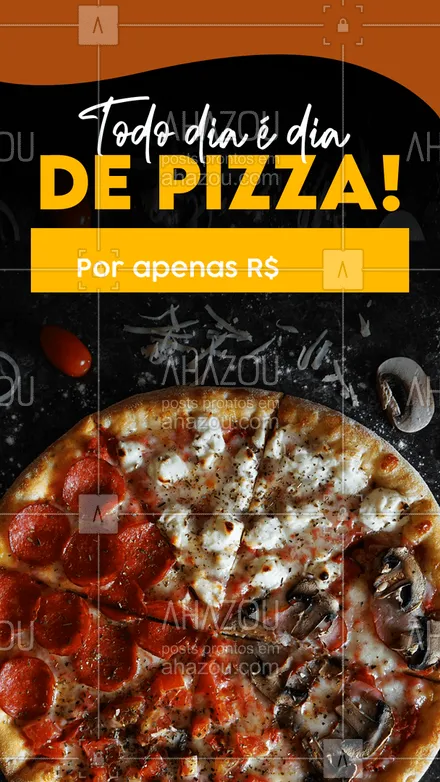 posts, legendas e frases de pizzaria para whatsapp, instagram e facebook: E nada melhor que uma promoção para garantir a sua pizza do dia, peça já a sua.#pizza #ahazoutaste #pizzalover #promoção #pizzaria 