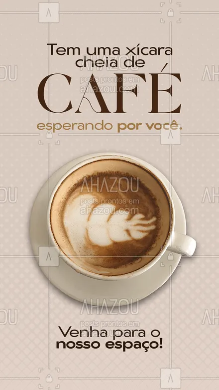 posts, legendas e frases de cafés para whatsapp, instagram e facebook: Você não vai dispensar um convite para tomar uma boa xícara de café, não é mesmo? ☕ #ahazoutaste #barista #café #cafeteria #coffee #coffeelife 