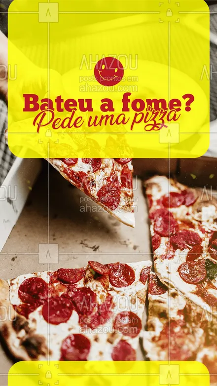 posts, legendas e frases de pizzaria para whatsapp, instagram e facebook: Tem maneira melhor de matar a fome do que comer uma pizza? Acho que não. Então peça já a sua pizza na melhor pizzaria da região, ligue para matar a sua fome (inserir número). 

 #pizza  #pizzalife  #pizzalovers #ahazoutaste #pizzaria #diadepizza #pedeumapizza #fomedepizza #convite