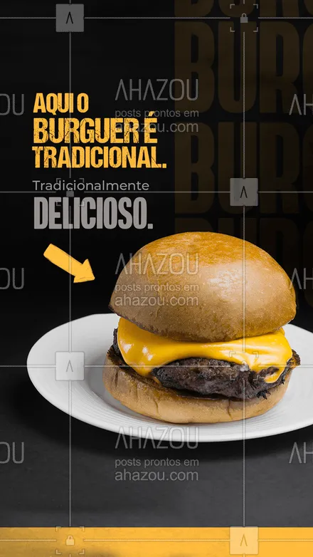 posts, legendas e frases de hamburguer para whatsapp, instagram e facebook: Tradição no preparo. 
Tradição no sabor. 
E tradição em te atender. 
#ahazoutaste #hamburgueria #hamburger #burgerlovers #burger #hamburguertradicional
