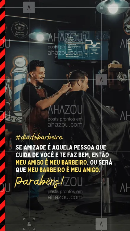 posts, legendas e frases de barbearia para whatsapp, instagram e facebook: E ainda dizem que o melhor amigo do homem é o cachorro, acho que dá pra ter dois melhores amigos né?!😝

#AhazouBeauty #diadobarbeiro #barbeiro #motivacional #frase  #barbershop  #barbeirosbrasil  #barbearia  #barba  #barber 