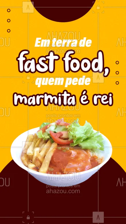 posts, legendas e frases de marmitas para whatsapp, instagram e facebook: Afinal, marmita é sinal de comida de verdade: gostosa e caseira! 
#ahazoutaste  #marmitando #marmitex #marmitas #comidadeverdade #comidacaseira