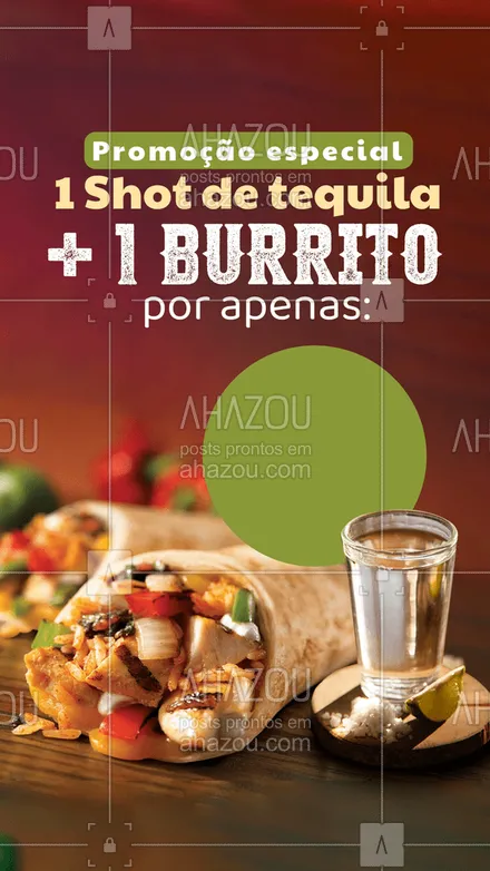 posts, legendas e frases de cozinha mexicana para whatsapp, instagram e facebook: Que tal esta combinação pra hoje?
A dupla perfeita para você.
Peça já.
#ahazoutaste #promocao #desconto #oferta  #nachos  #cozinhamexicana  #comidamexicana 