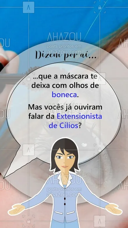 posts, legendas e frases de cílios & sobrancelhas para whatsapp, instagram e facebook: Ninguém melhor do que uma extensionista para cuidar dos seus cílios! Entre em contato pra mais informações ? #cilios #ahazou #extensaodecilios
