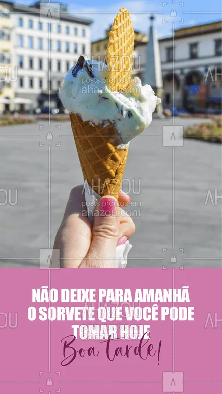 posts, legendas e frases de gelados & açaiteria para whatsapp, instagram e facebook: Afinal, a vida é muuito mais gostosa depois de um bom sorvete! 😍🍨
#ahazoutaste #açaí  #açaíteria  #gelados  #icecream  #sorveteria  #sorvete 