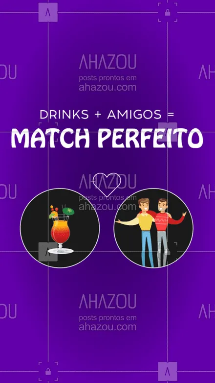 posts, legendas e frases de bares para whatsapp, instagram e facebook: Esse match sim é SUCESSO! ?? #matchperfeito #ahazoutaste #bares #boteco